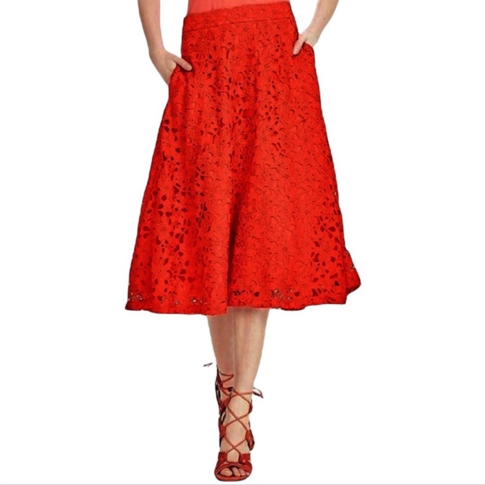 NWT Banana Republic Guipure midi Skirt,  size 10